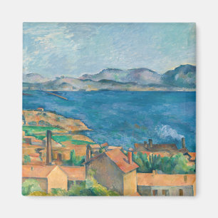 Aimant Paul Cezanne - Baie de Marseille, vue d'Estaque