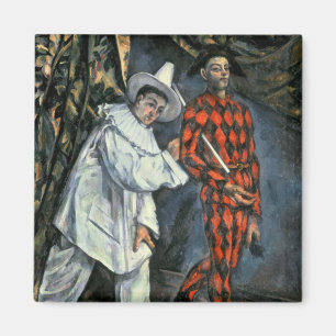Aimant Paul Cezanne   Pierrot et harlequin, 1888