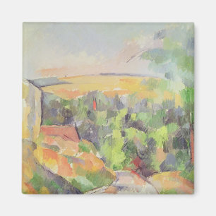 Aimant Paul Cezanne   The Bend in the road, 1900-06