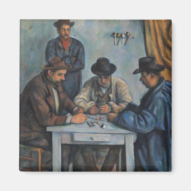 Aimant Paul Cezanne | The Card Players (Devant)