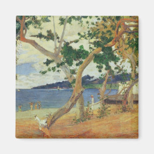 Aimant Paul Gauguin   par le bord de la mer, la