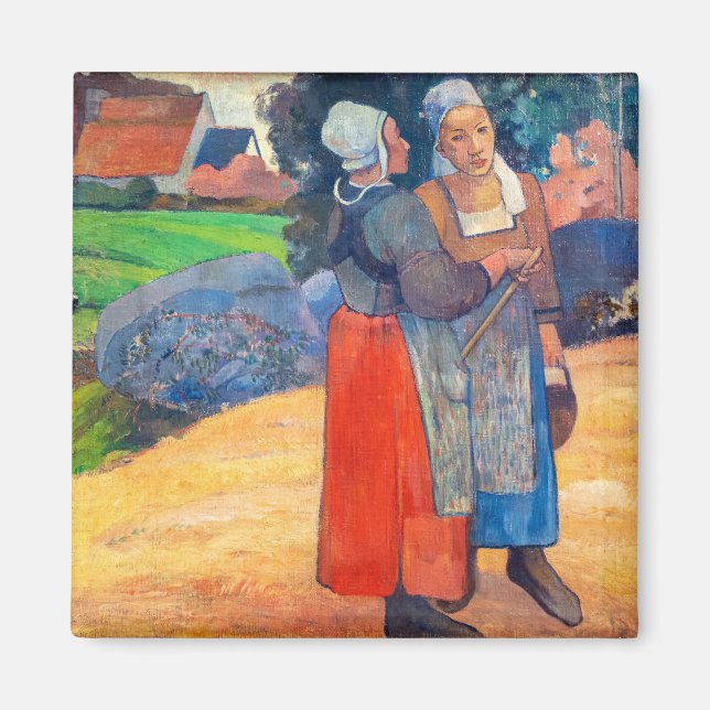 Aimant Paul Gauguin - Paysannes Bretonnes (Devant)