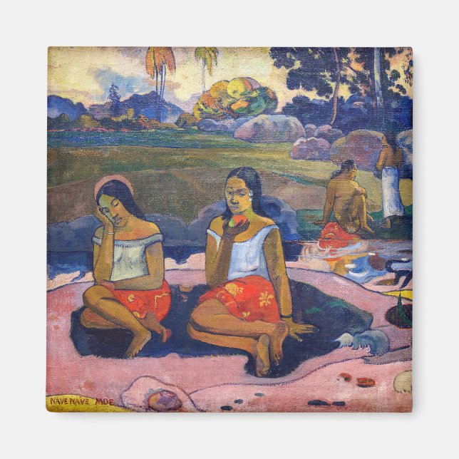 Aimant Paul Gauguin - Printemps sacré, Rêves doux (Devant)