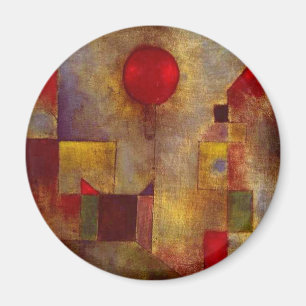 Aimant Paul Klee Red Balloon Abstract Colorful Art
