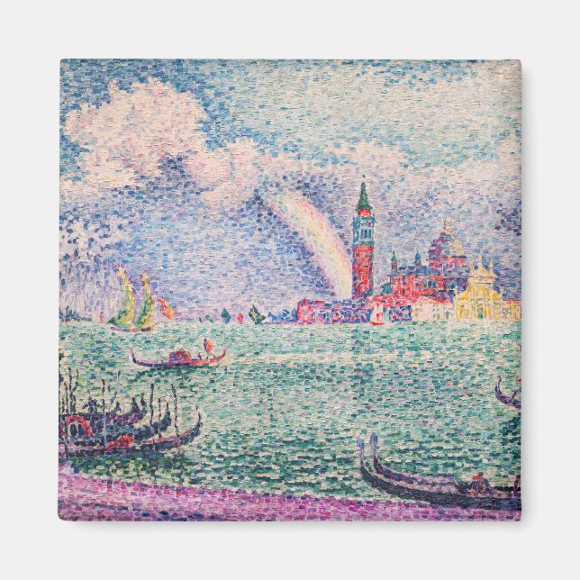Aimant Paul Signac - Arc-en-ciel, Venise (Devant)