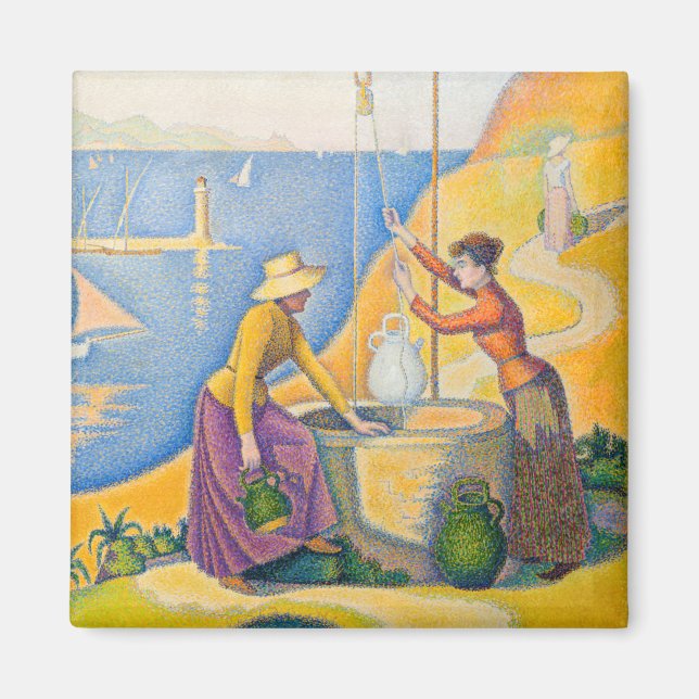 Aimant Paul Signac - Femmes dans le puits (Devant)