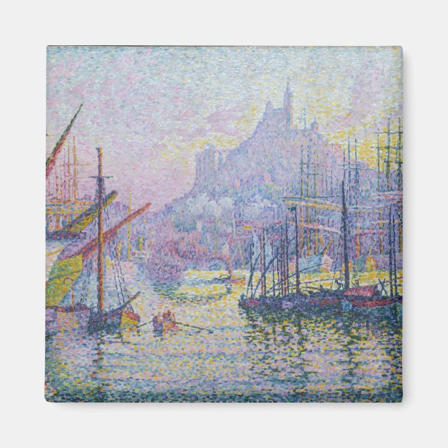Aimant Paul Signac - Notre-Dame de la Garde, Marseille (Devant)