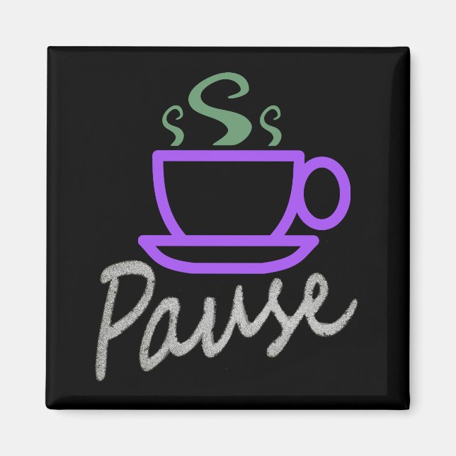 Aimant Pause café (Devant)