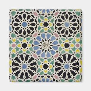 Aimant Pavement de mosaïque dans l'Alhambra, de 'The Arab
