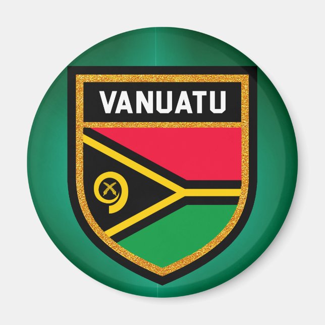 Aimant Pavillon Vanuatu (Devant)