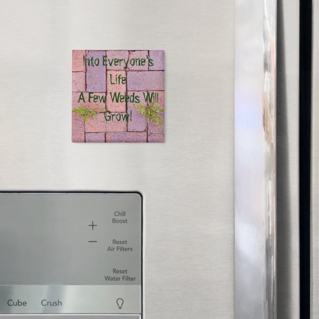 Aimant Paving Stones Weines In Walkway Photo Personnalisé (In situ (réfrigérateur))