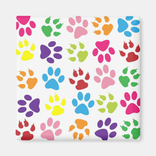 Aimant Paw Prints