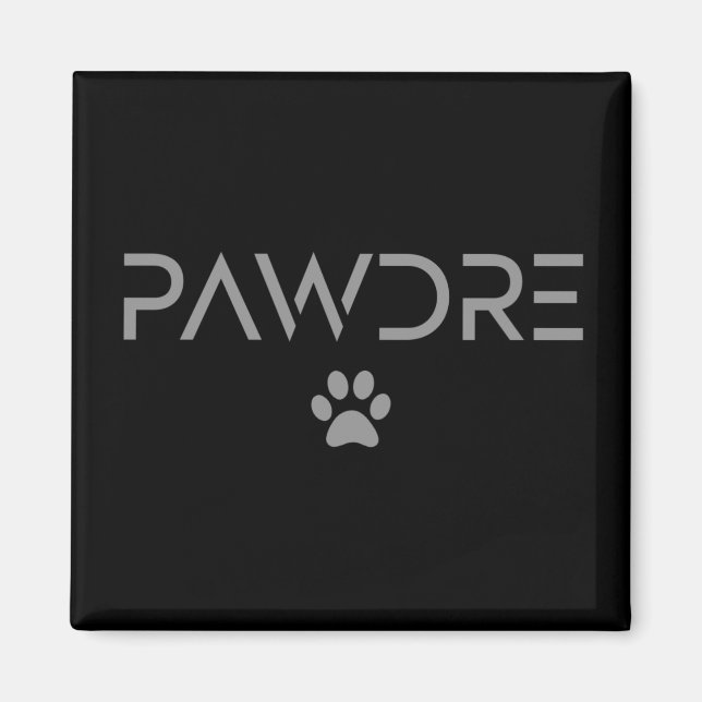 Aimant Pawdre Empreinte de patte Chien papa | Cadeaux pou (Devant)
