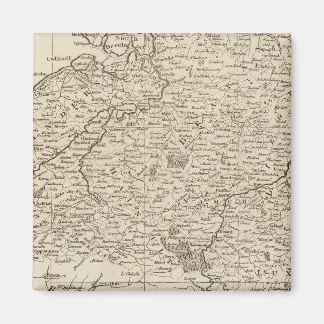 Aimant Pays-Bas autrichienne française et néerlandaise (Devant)