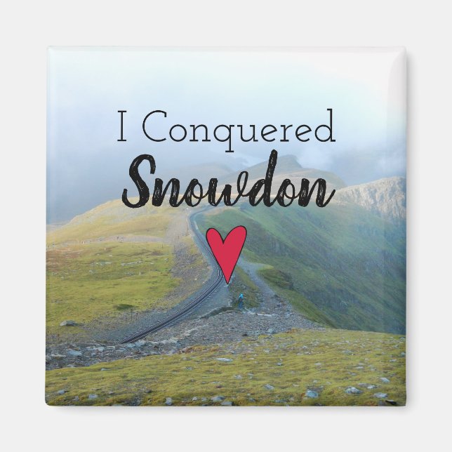 Aimant Pays de Galles conquis Snowdon Paysage Gallois (Devant)