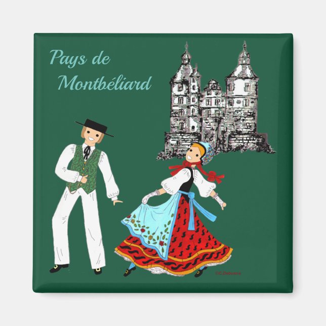 Aimant Pays de Montbéliard, Comté, France (Devant)