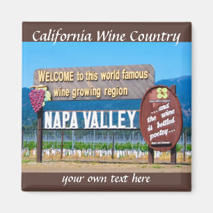 Aimant Pays de vin de Napa Valley la Californie