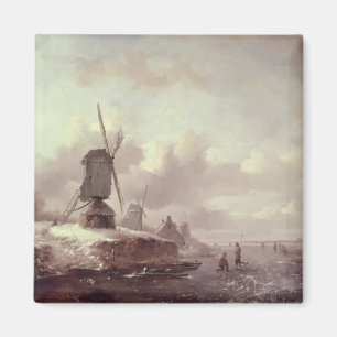 Aimant Paysage 3 d'hiver