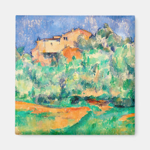Aimant Paysage avec une maison, Cézanne