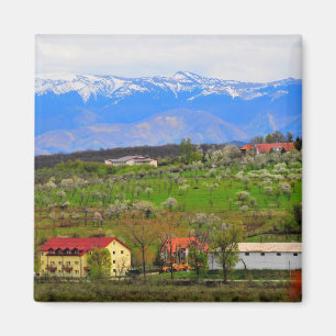 Aimant Paysage de montagnes de Sibiu