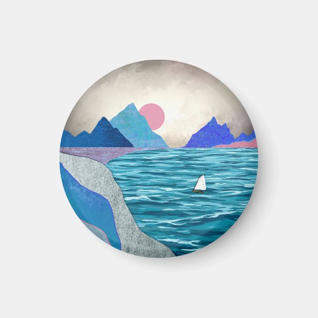Aimant Paysage de Sailboat Cove (Devant)