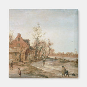 Aimant Paysage d'hiver, 1623