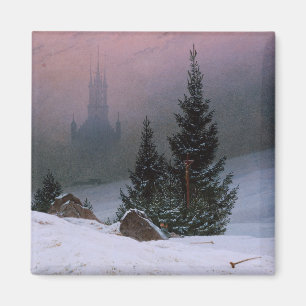 Aimant Paysage d'hiver (par Caspar David Friedrich)