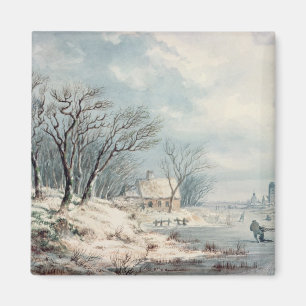 Aimant Paysage : Hiver
