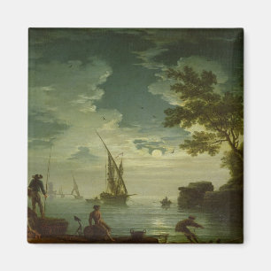 Aimant Paysage marin, clair de lune, 1772