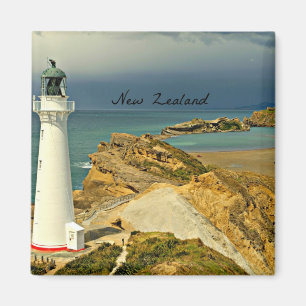 Aimant Paysage néo-zélandais avec phare