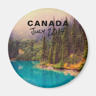 Aimant Paysage pittoresque du Nord Canada rustique