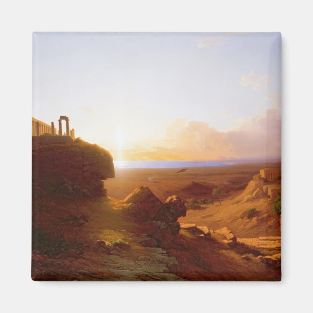 Aimant Paysage romantique, 1860 (Devant)