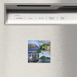 Aimant Paysages rocheux du collage de l'Alaska