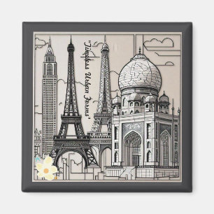 Aimant "Paysages urbains"