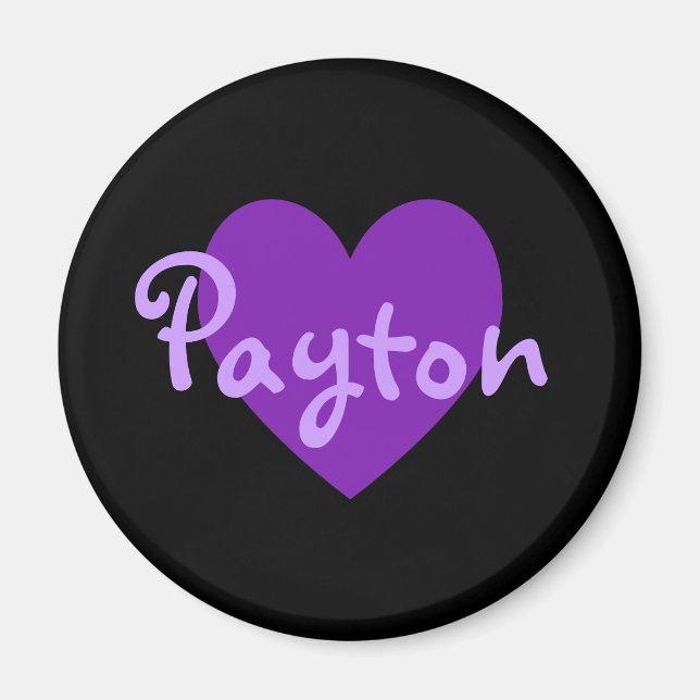 Aimant Payton en violet (Devant)
