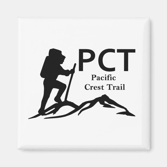 Aimant PCT - Pacific Crest Trail (Devant)