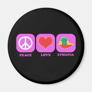 Aimant Peace Love Éthiopie