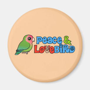 Aimant Peace & Lovebird