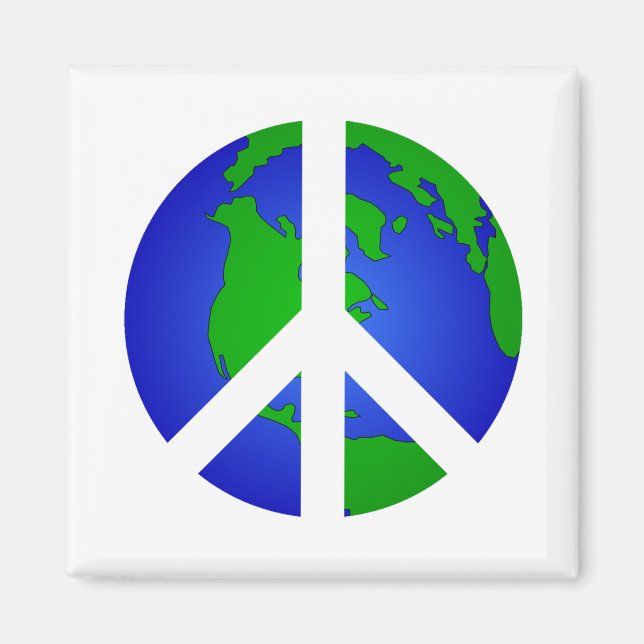 Aimant Peace World Peace (Devant)