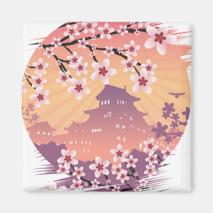 Aimant Peach Blossom