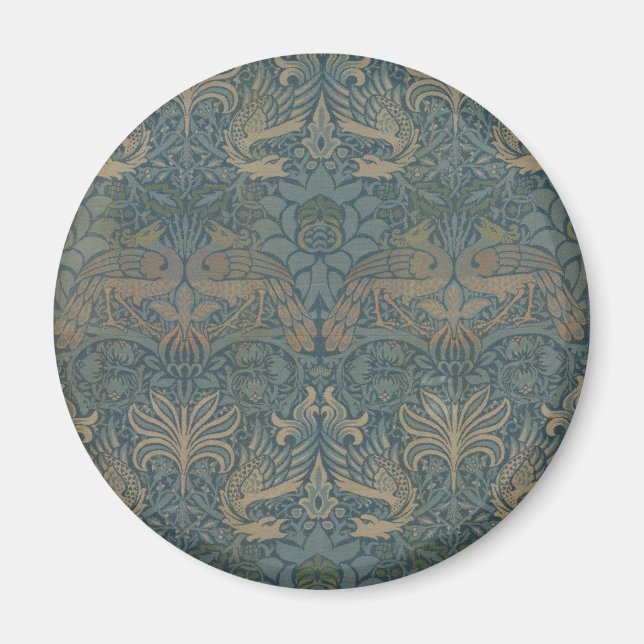Aimant Peacock et Dragon par William Morris (Devant)