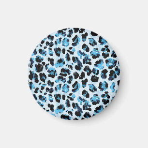 Aimant Peau de Cheetah léopard : Aquarelle teinture Vinta