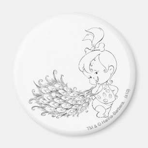 Aimant PEBBLES™ Dans Peacock