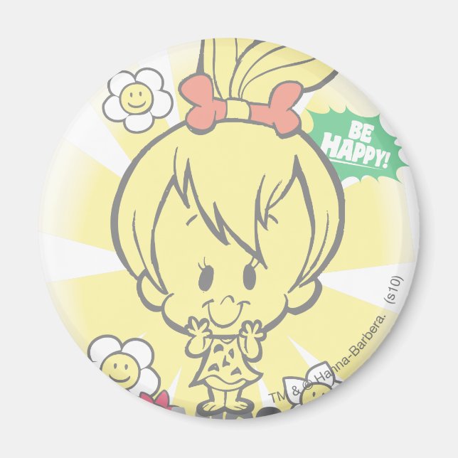 Aimant PEBBLES™ Miss Merveilleuse (Devant)