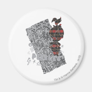 Aimant PEBBLES™ Punk Plaid