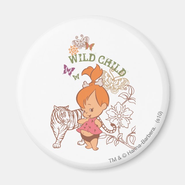 Aimant PEBBLES™ Wild Child (Devant)