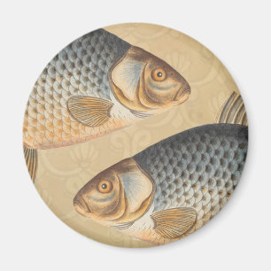 Aimant Pêche à la carpe peinture à l'eau douce