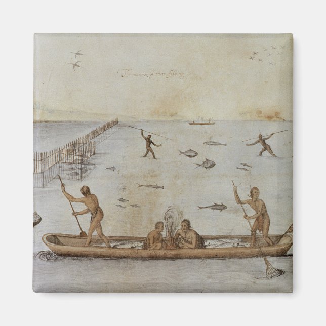 Aimant Pêche indienne (Devant)