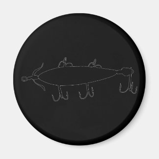 Aimant Pêche leurre 2 Silhouette a