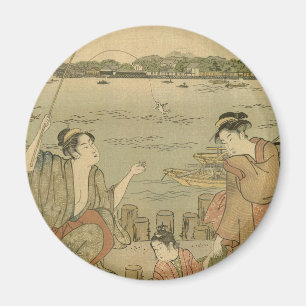 Aimant Pêcheurs Japonais